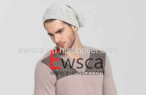 Men's Pure Cashmere Knitted Beanie