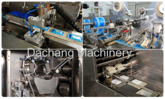 Full automatic high efficiency half fold type 5-30pcs wet tissue machine