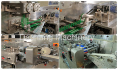Full automatic three side sealing single wet tissue making machine