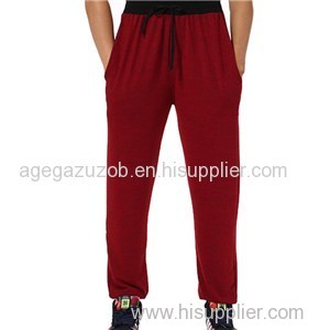 Winter Wine Red Jogger Pants