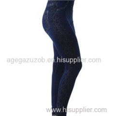 Faux Denim Leggings Product Product Product