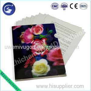 3D L-Shape Folder With Roses