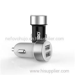 New design rohs car charger 5v 4.8a dual port mobile phone usb charger car for iphone6