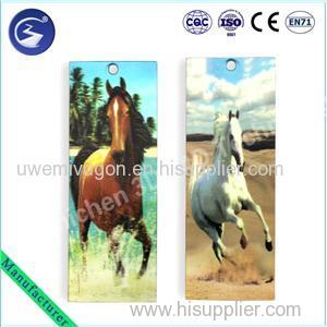3D Horse Zodiac Bookmark