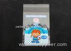 Clear Plastic Display Self Adhesive Poly Bags For Clothing Gloss Finish