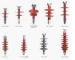 Medium Voltage Pin Post Insulator / Polymer Porcelain Products Insulators