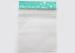 Clear Plastic Garmen Adhesive Cellophane Bags Polybag With Header Card