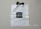 LDPE Logo Printed Patch Handle Bags Side Gusseted For Garment Packaging