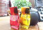 PET PE Tea Packaging Pouch Stand Up / Heat Sealable Tea Bags Gravure Printing