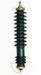 Porcelain lighting station class surge arresters housed with series gap