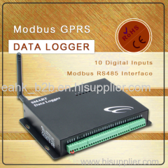 Modbus GPRS Data Logger with temperature analog pulse and digital channels