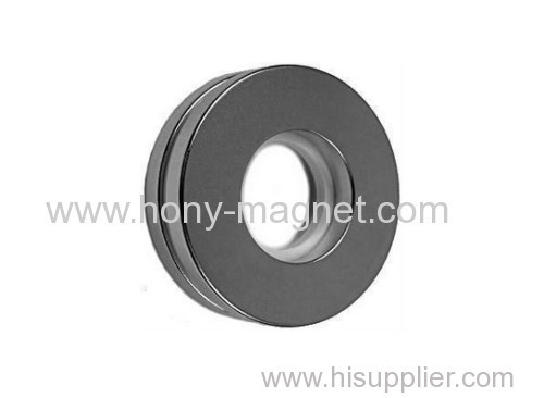 Professional permanent neodymium diametrically magnetized large ring magnets