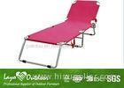 Anti UV Folding Beach Chair Aluminum Chaise Lounge L188 X W62 X H29