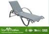 Water Proof Lay Flat Beach Chair Indoor Chaise Lounge With Cushion