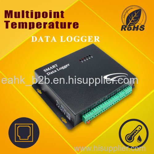 Temperature Humidity Recorder data capturing acquisition and transmission over Ethernet