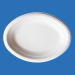 Small Oval Plate Sugarcane Disposable Tableware Plate Dishes