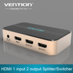 Vention HDMI Splitter 1 in 2 out HDMI Switch HDMI Switcher 1x2 HDMI 1 Input 2 Output Splitter for XBOX 360 PS3 PS4