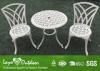 ISO9001 Certification Modern Design Patio Outdoor Furniture Casting Table And Chairs 3pcs Per Set