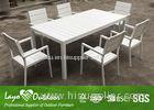 White Color Customized Factory Latest Design Patio Outdoor Furniture Hot Sale Cafe Table Chair Set