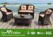 Leisure Hotel Garden Outdoor Sofa Round Coffee Table Wicker Hotel Garden Coffee Sofa