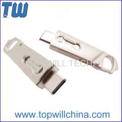 Twister Usb 3.1 Type C Flash Drive Buckle Design