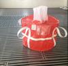 Colour red FIBC Bulk Bag with webbing for Aluminium Oxide Powder