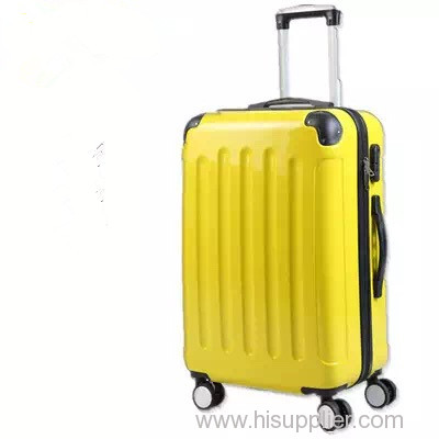 Cheap hard shell bright color trolley suitcase abs luggage