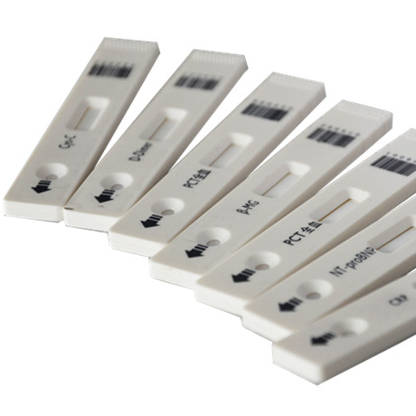 Rapid clinical fluorescence immunoassay test kits for RF