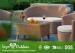 Customized Factory aluminium frame outdoor garden sofa set with coffee table outdoor garden sofa wit