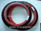 Natural Hog Hair Kniting Machine Brush Hardness OD 172MM ID 77MM