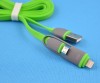 High Qaulity Micro USB 2 in 1 Sync Data Charger Cable for Smartphone