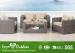 Water - Repellent Patio Outdoor Furniture 1+ 2 + 1 Rattan Sofa Set With Pillow