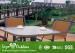 OEM Multi - Color Aluminum Patio Furniture Dining Sets ISO9001