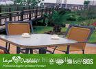 OEM Multi - Color Aluminum Patio Furniture Dining Sets ISO9001