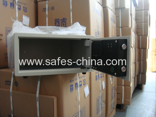 Hotel cash safety bedroom safe box with motorized locking system unlocked automatically