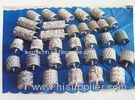 Decorative Stenter Machine Parts Non - Woven Fabric Silver Pattern Roller