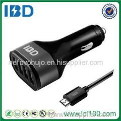 4 Port USB Car Charger