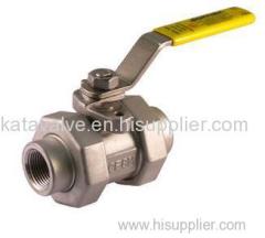 Stainless Steel 5 Piece Full Port Ball Valve with Double Union End