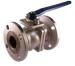 Stainless Steel 2 Piece Full Port Ball Valve with Flanged Connection