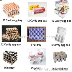 Excellent quality 6000pcs/h paper egg tray making machine