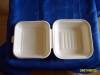 Sugarcane Pulp Bagasse compostable fiber food box hamburger box lunch box