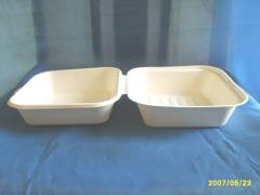 Sugarcane Pulp Bagasse compostable fiber food box hamburger box lunch box