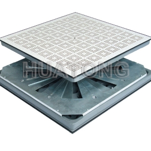 Huantong Anti-static Raised Access Floor - HT-perforated Panel-1 with damper
