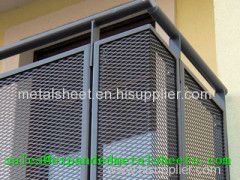 Expanded Metal Security Fence