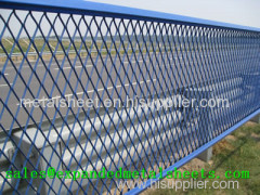 Expanded Metal Security Fence