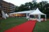 Large Outdoor Wedding Tent White PVC Coated Fabric Self Cleaning / Fireproof