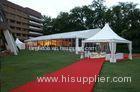 Large Outdoor Wedding Tent White PVC Coated Fabric Self Cleaning / Fireproof