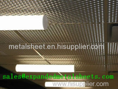 Expanded Metal Ceiling - Various Colors and Hole Patterns