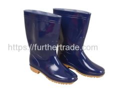 WRB-1001 BLUE PVC VINYL MEN BEST RAIN BOOTS