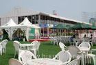 Professional Double Decker Tent White Pvc For Wedding Party Event No Pole Inside